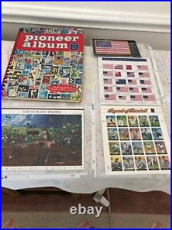 Huge lot of thousands of stamps books, sets, global & USA 1800s/1900s/2000s