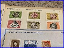 Hungary Stamps Lot On Approval Sheets. Olympics, Transportation, Animals & More