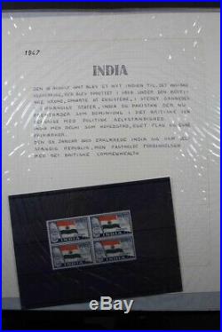 INDIA Commonwealth 1947-70's Ghandi Set Mint + Used Stamp Collection