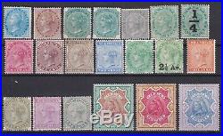 INDIA WONDERFUL LOT 1854 1/2a RED MALACCA USED, K ED 25rs MINT+MORE CV 15000$