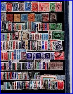 ITALY 1860-1980s LARGE COLLECTION OF 600+ STAMPS MINT & USED