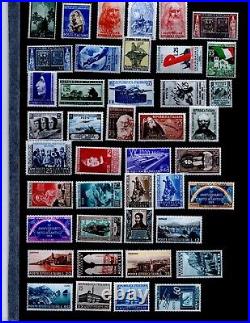 ITALY 1860-1980s LARGE COLLECTION OF 600+ STAMPS MINT & USED