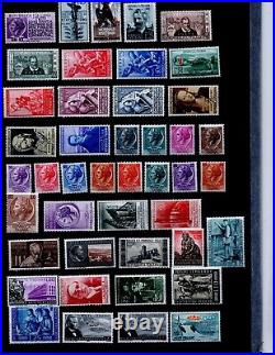 ITALY 1860-1980s LARGE COLLECTION OF 600+ STAMPS MINT & USED