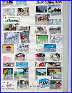 ITALY 1860-1980s LARGE COLLECTION OF 600+ STAMPS MINT & USED