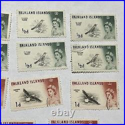 Investor Lot Falkland Stamps Lot Birds Queen Elizabeth II