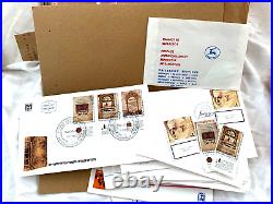 Israel FDC Stamps First Day Cover Envelopes 1980s HUGE LOT 2 of 2