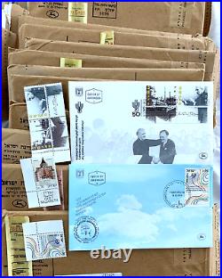 Israel FDC Stamps First Day Cover Envelopes 1980s HUGE LOT 2 of 2
