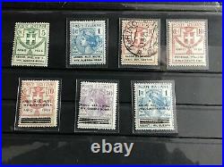 Italy Franchise Disabled War Veterans mint never hinged and used stamps R24563