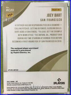 JOEY BART LAZER PRIZM REFRACTOR ROOKIE CARD 2022 National Joey Bart 2021 VIP RC