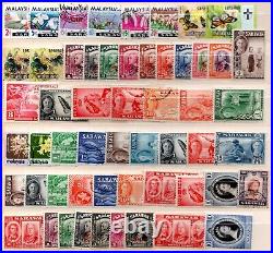 Japan Sarawak Indochina 1840-1960 Collection Of 700+ Stamps Mint & Used