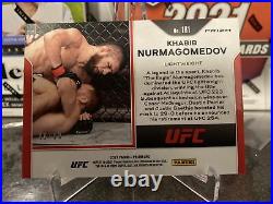 Khabib Nurmagomedov 2021 Panini Prizm UFC Orange Refractor Card /99 #181
