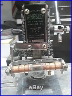 Kingsley Machine lot Hot Foil Stamping Machine