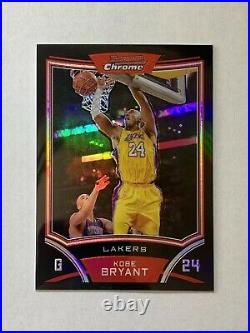 Kobe Bryant 2008-09 Bowman Chrome #24 REFRACTOR /499 SSP Ultra Rare