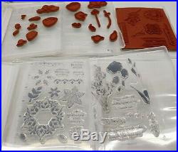 LOT OF 30 Stampin Up Stamp Sets Floral Flowers Butterflies Spring Summer Blooms