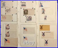 LOT OF 32 1860's Civil War Postal Covers Collection Both Union & CSA