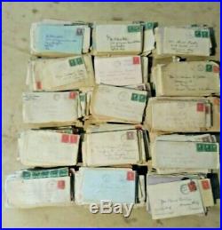Large 400+ Lot Correspondence Love Letters Stamps to Wm A Porter Early 1900s