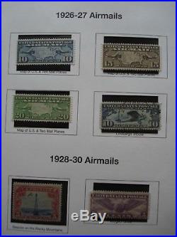 Large Collection of Back of the Book Mint & Used Stamps in Heritage Album Estate