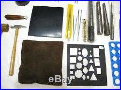 Large Lot Jewelry Making Tools Mandrels, Saw, Tube Cutter, Mallets, Stamps