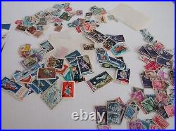 Large Lot Worldwide Stamp Collection, 100's of stamps