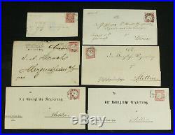 Large Lot of 55 Early Germany Covers 1863-1873 High CV Big Value Scarce