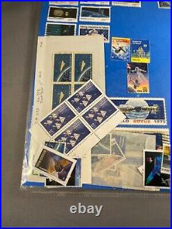 Large Lot of Collectable Space Postage Stamps