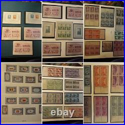 Large Unchecked mostly Mint & some used. US Stamps Collection In Binder & Book