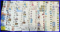 Large lot of over 2500 mixed cachet First Day covers 1930-2014 many better