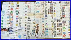 Large lot of over 2500 mixed cachet First Day covers 1930-2014 many better