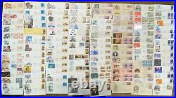 Large lot of over 2500 mixed cachet First Day covers 1930-2014 many better