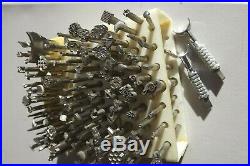 Leather Crafttandy Craftoollarge Lot Of 104 Leather Stamps Plusother
