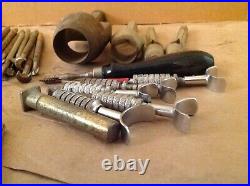 Leather Working Saddle Making Tools Leather Craft Stamps LOT OF APPROX 250