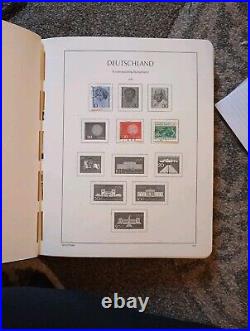 Lighthouse Germany Deutschland Stamp Album 1970-1992 Mint and Used