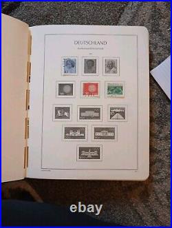 Lighthouse Germany Deutschland Stamp Album 1970-1992 Mint and Used