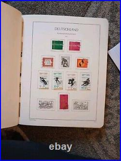 Lighthouse Germany Deutschland Stamp Album 1970-1992 Mint and Used