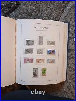 Lighthouse Germany Deutschland Stamp Album 1970-1992 Mint and Used