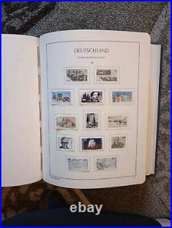 Lighthouse Germany Deutschland Stamp Album 1970-1992 Mint and Used