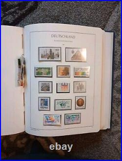 Lighthouse Germany Deutschland Stamp Album 1970-1992 Mint and Used