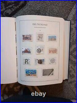 Lighthouse Germany Deutschland Stamp Album 1970-1992 Mint and Used