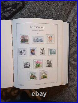 Lighthouse Germany Deutschland Stamp Album 1970-1992 Mint and Used