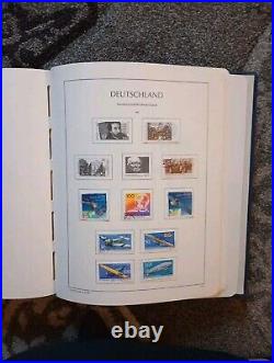 Lighthouse Germany Deutschland Stamp Album 1970-1992 Mint and Used