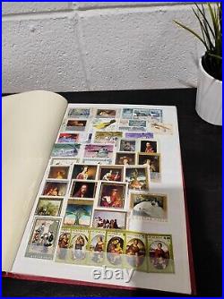 Lighthouse Stock Book filled with World Stamps