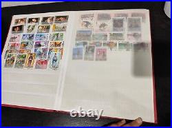 Lighthouse Stock Book filled with World Stamps