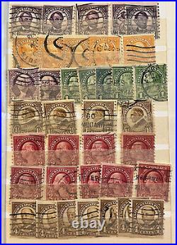 Loaded Top Bottom Imperfs U. S. Investor Lot Of U. S. Stamps In Stock Page