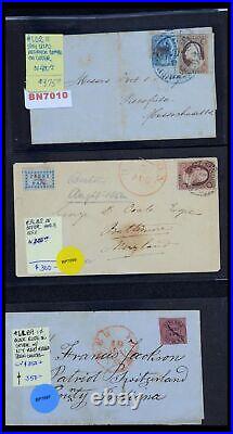 Lot 36270 Stamp collection USA locals/carriers 1851-1888