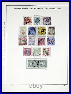 Lot 37310 Stamp collection Great Britain 1840-1988 in Schaubek album
