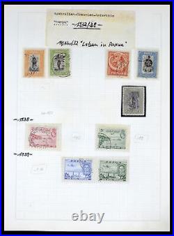 Lot 37579 Stamp collection Papua 1901-1940 on albumpages