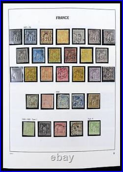 Lot 38022 MNH/MH/used stamp collection France 1849-1990 in 2 Davo albums