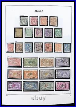 Lot 38022 MNH/MH/used stamp collection France 1849-1990 in 2 Davo albums