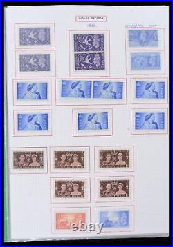 Lot 38253 MNH/MH/used stamp collection Great Britain 1912-2002 in album