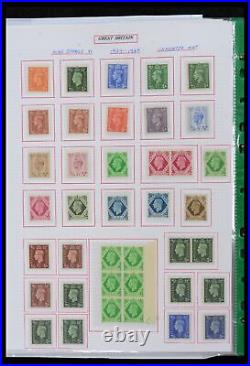 Lot 38253 MNH/MH/used stamp collection Great Britain 1912-2002 in album